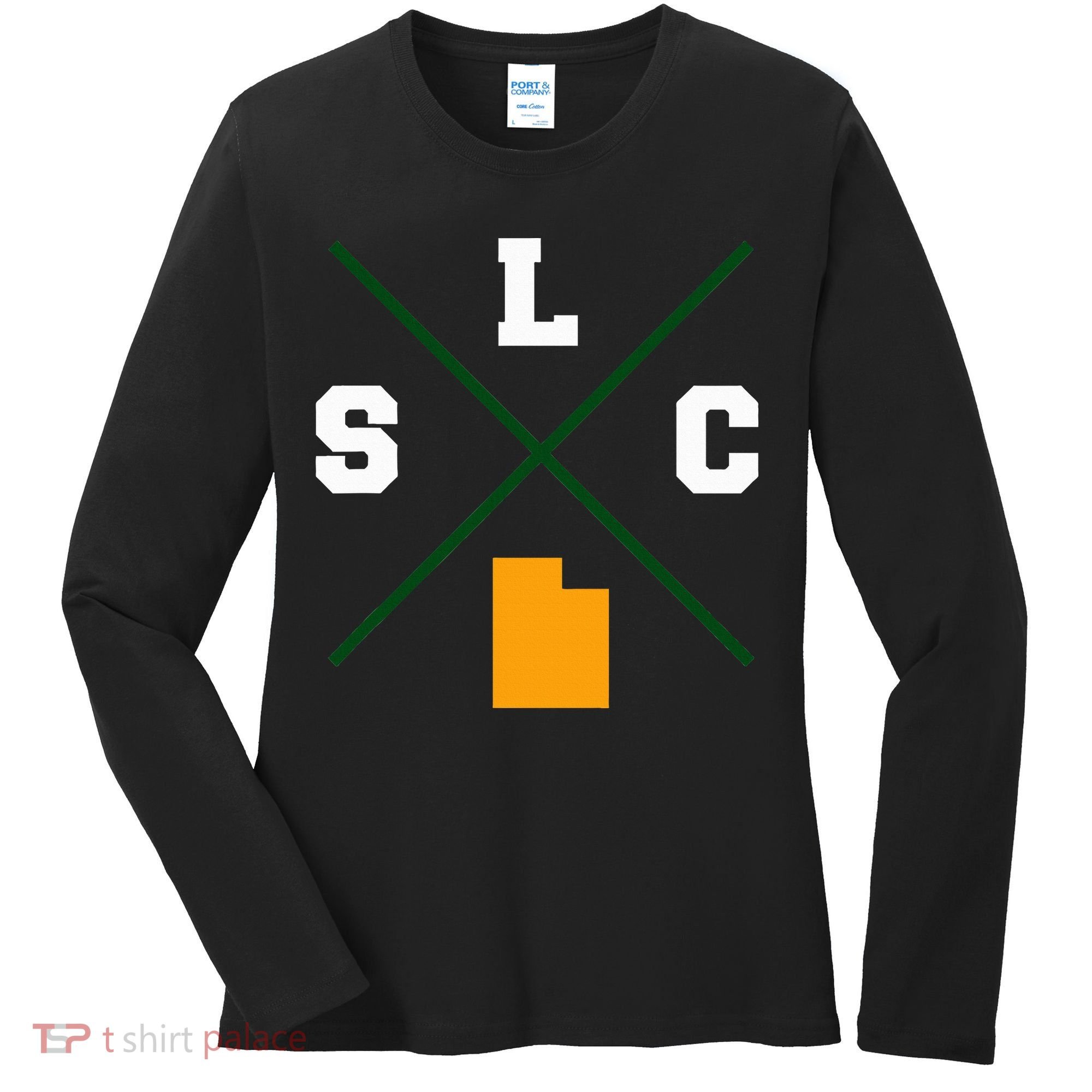 Classic Slc Salt Lake City Utah Women's Long Sleeve Shirt