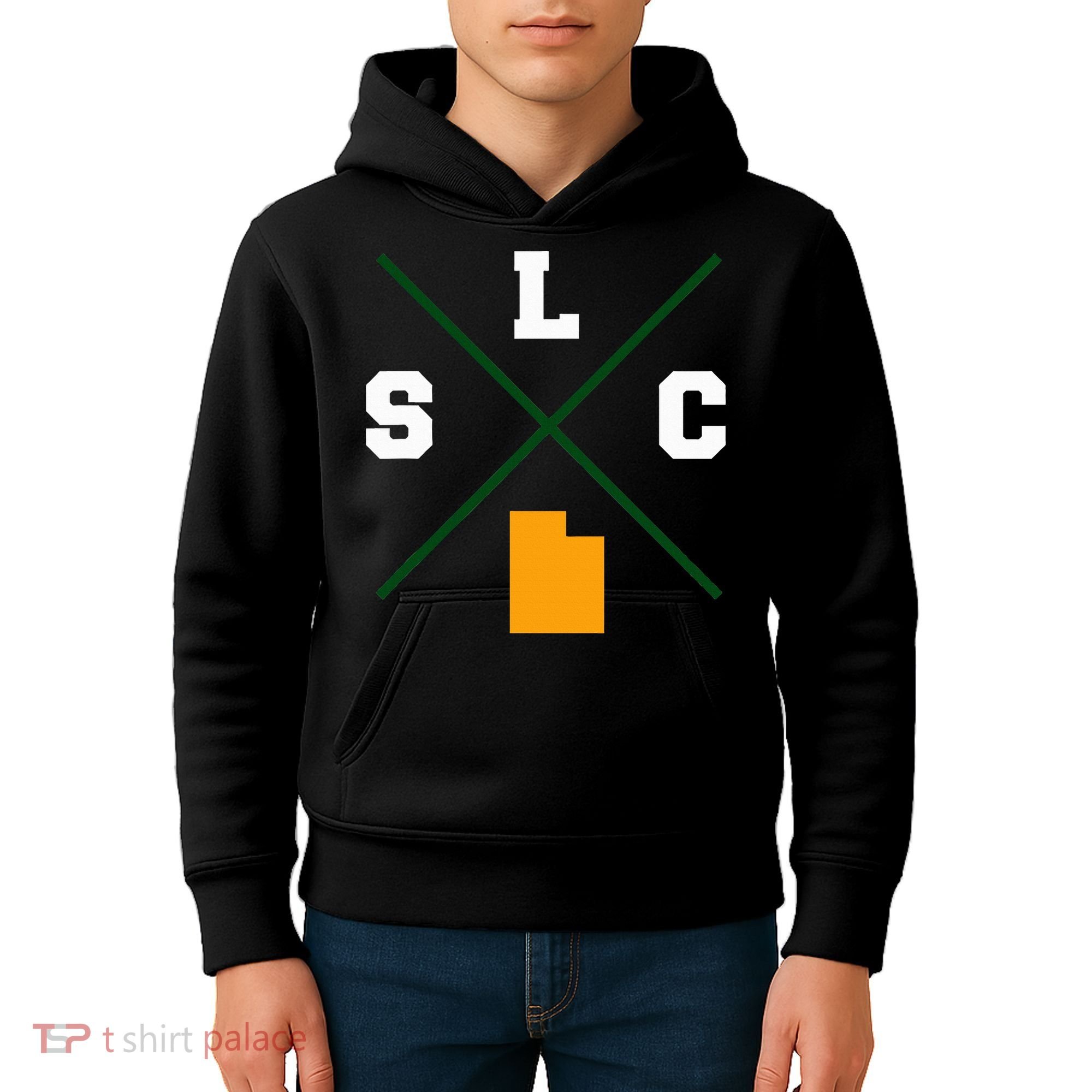 Classic Slc Salt Lake City Utah Kids Hoodie