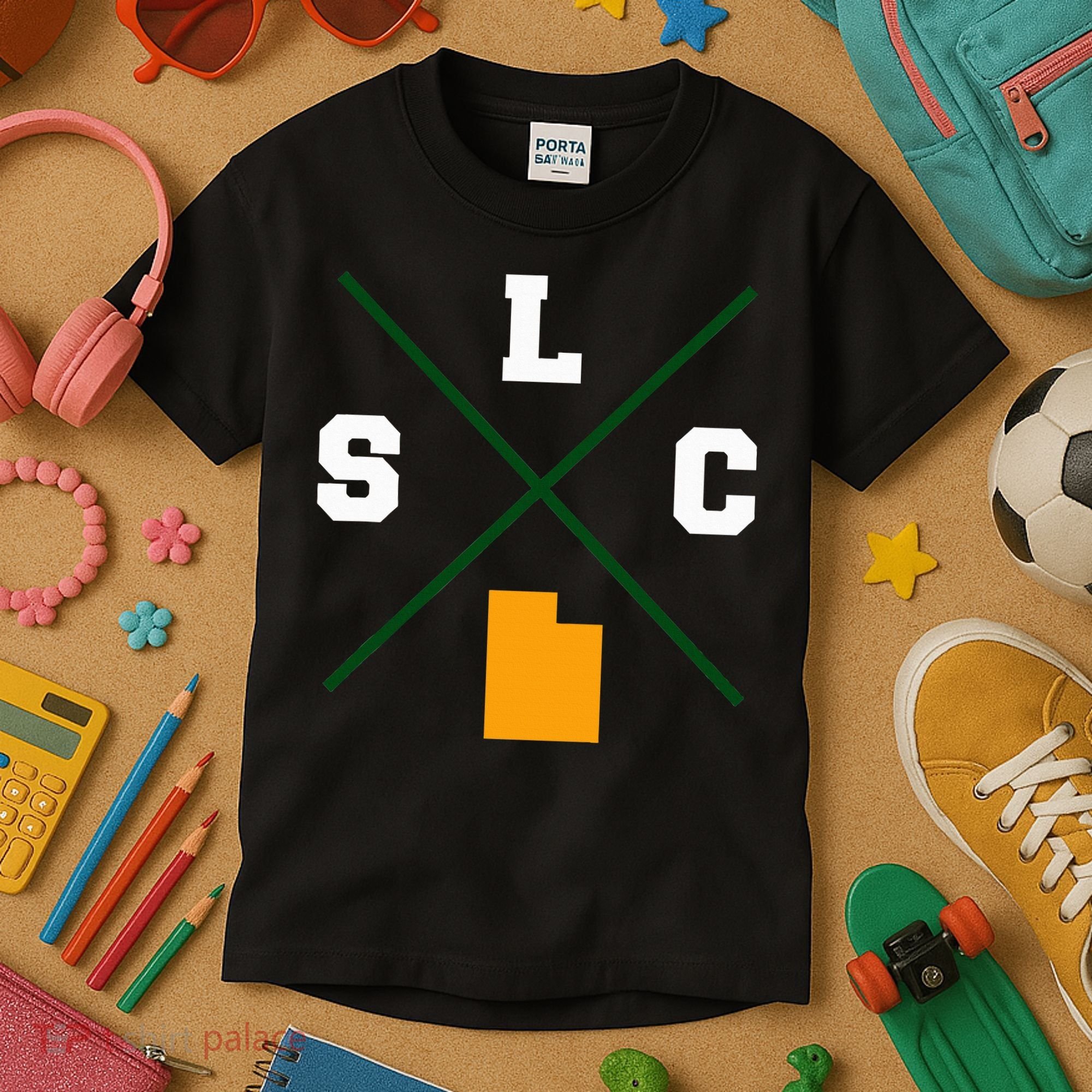 Classic Slc Salt Lake City Utah Kids T-Shirt