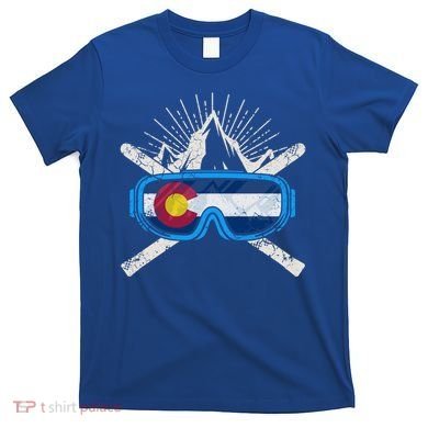 Colorado Skiing Ski Cute Gift Hooded Gift T-Shirt