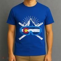 Colorado Skiing Ski Cute Gift Hooded Gift T-Shirt thumb 3