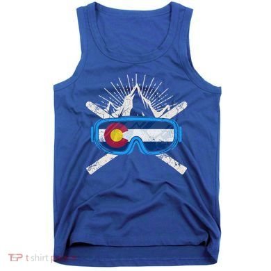Colorado Skiing Ski Cute Gift Hooded Gift Tank Top