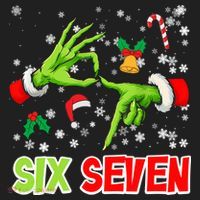 Christmas Six Seven 67 Funny Meme 6 7 Xmas Women's Sweatshirt thumb 2