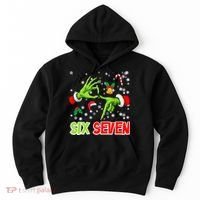 Christmas Six Seven 67 Funny Meme 6 7 Xmas Hoodie thumb 0
