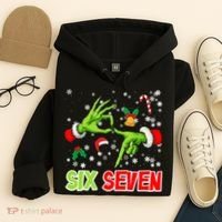 Christmas Six Seven 67 Funny Meme 6 7 Xmas Hoodie thumb 4