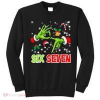 Christmas Six Seven 67 Funny Meme 6 7 Xmas Sweatshirt thumb 0