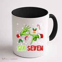 Christmas Six Seven 67 Funny Meme 6 7 Xmas Coffee Mug thumb 1