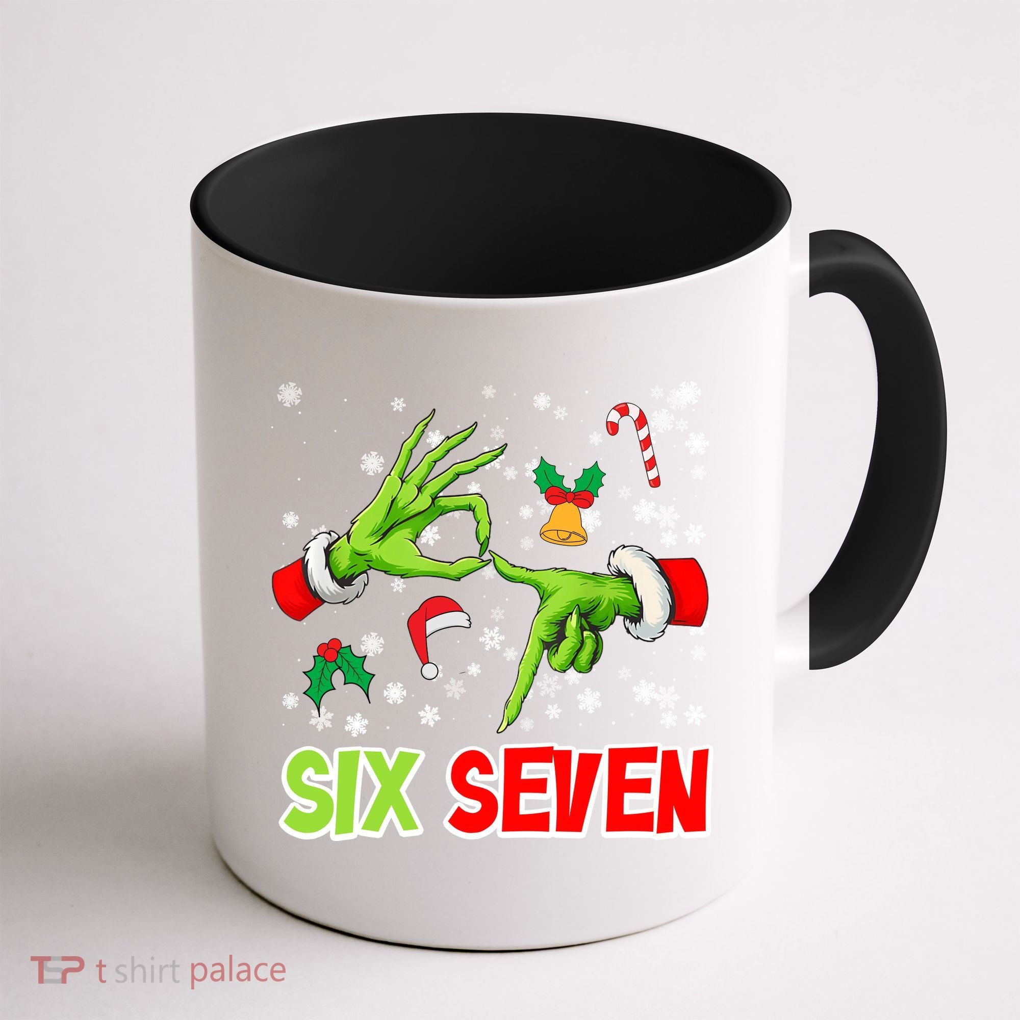 Christmas Six Seven 67 Funny Meme 6 7 Xmas Coffee Mug