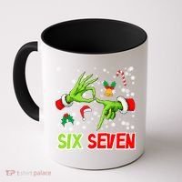 Christmas Six Seven 67 Funny Meme 6 7 Xmas Coffee Mug thumb 0