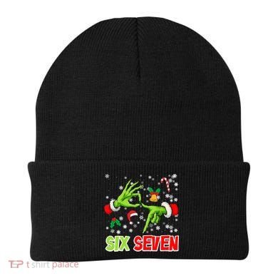 Christmas Six Seven 67 Funny Meme 6 7 Xmas Beanie