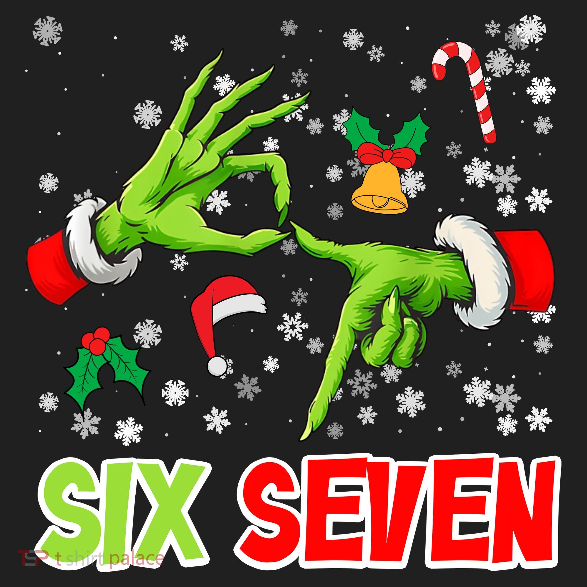 Christmas Six Seven 67 Funny Meme 6 7 Xmas Beanie