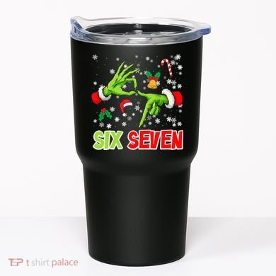 Christmas Six Seven 67 Funny Meme 6 7 Xmas Tumbler