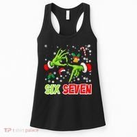 Christmas Six Seven 67 Funny Meme 6 7 Xmas Women's Tank Top thumb 0