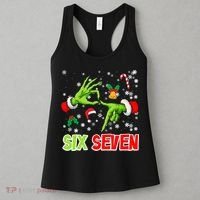Christmas Six Seven 67 Funny Meme 6 7 Xmas Women's Tank Top thumb 3