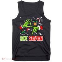Christmas Six Seven 67 Funny Meme 6 7 Xmas Tank Top thumb 0