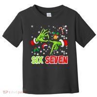 Christmas Six Seven 67 Funny Meme 6 7 Xmas Toddler T-Shirt thumb 0