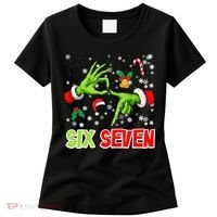 Christmas Six Seven 67 Funny Meme 6 7 Xmas Women's T-Shirt thumb 0