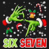Christmas Six Seven 67 Funny Meme 6 7 Xmas Kids Sweatshirt thumb 2