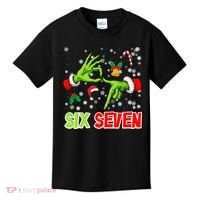 Christmas Six Seven 67 Funny Meme 6 7 Xmas Kids T-Shirt thumb 0
