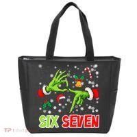 Christmas Six Seven 67 Funny Meme 6 7 Xmas Tote Bag thumb 0