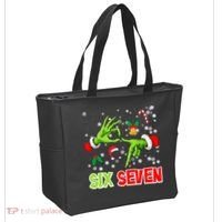 Christmas Six Seven 67 Funny Meme 6 7 Xmas Tote Bag thumb 2