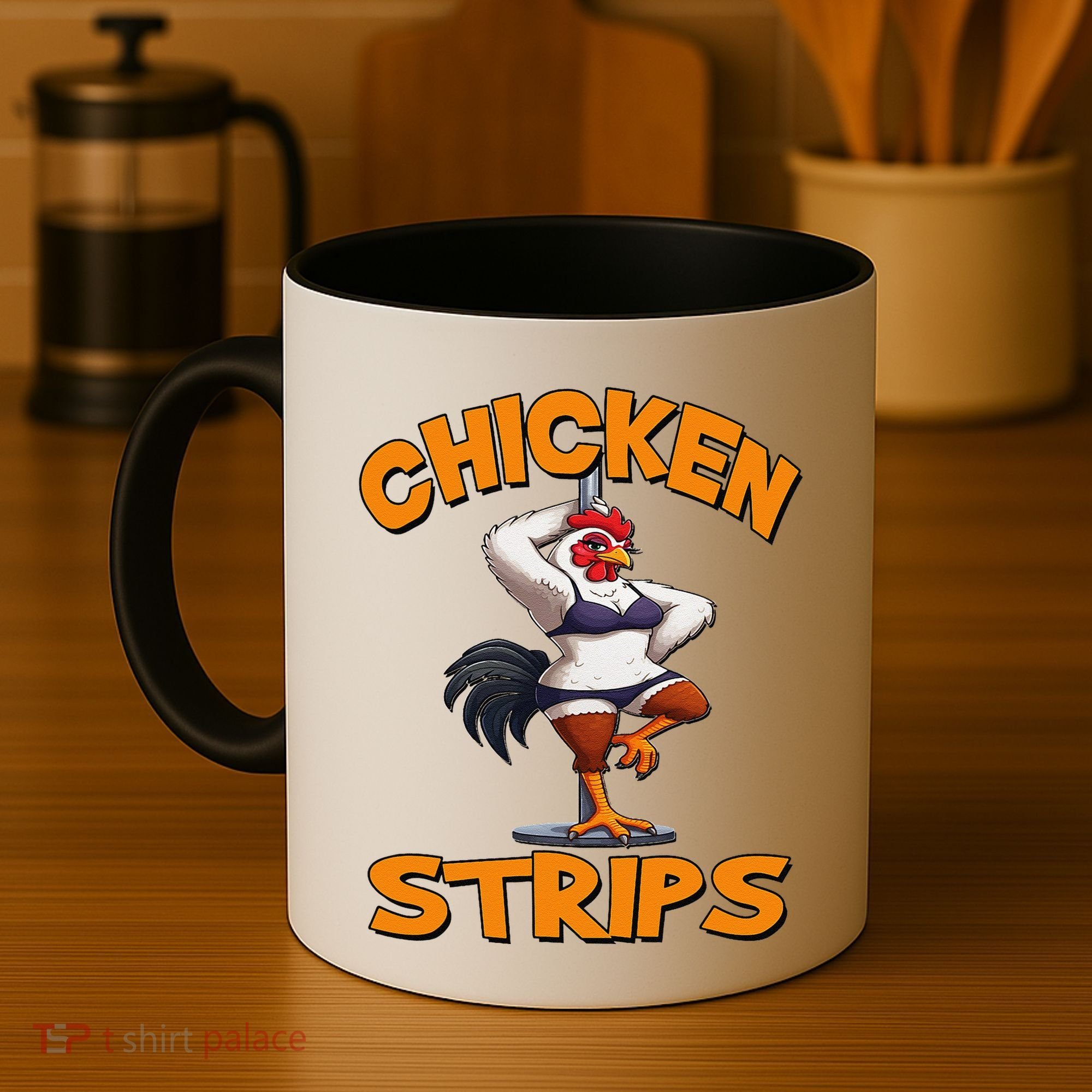 Chicken Strips Stripping Chicken Coffee Mug
