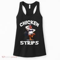 Chicken Strips Stripping Chicken Women's Tank Top thumb 0