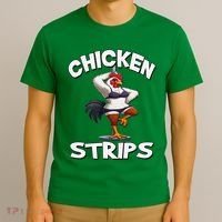 Chicken Strips Stripping Chicken T-Shirt thumb 3
