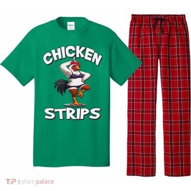 Chicken Strips Stripping Chicken Pajama Set