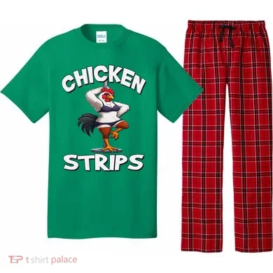 Chicken Strips Stripping Chicken Pajama Set