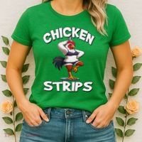 Chicken Strips Stripping Chicken Women's T-Shirt thumb 2