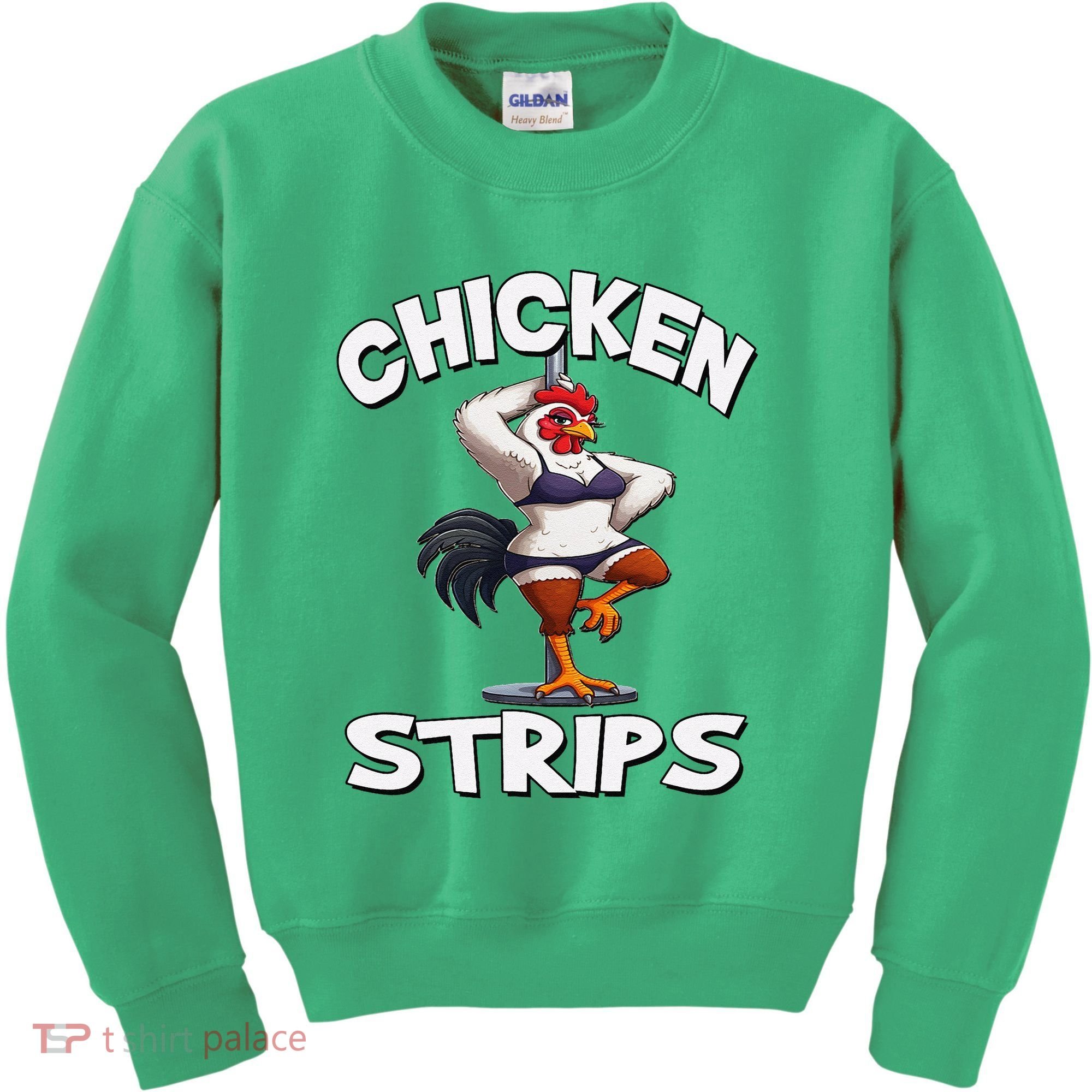 Chicken Strips Stripping Chicken Kids Sweatshirt