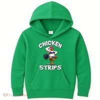 Chicken Strips Stripping Chicken Kids Hoodie thumb 0