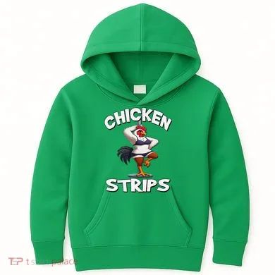 Chicken Strips Stripping Chicken Kids Hoodie