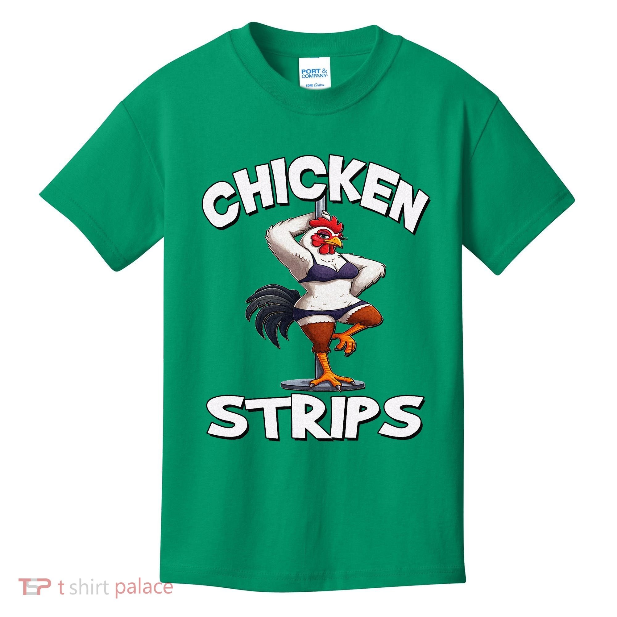 Chicken Strips Stripping Chicken Kids T-Shirt