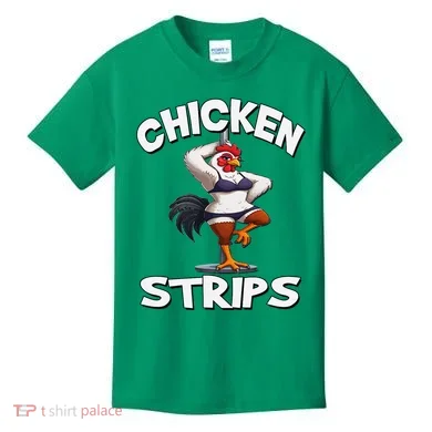 Chicken Strips Stripping Chicken Kids T-Shirt