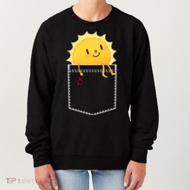 Cool Sunshine Sunny Pocket Design Women's Sweatshirt