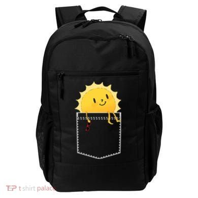 Cool Sunshine Sunny Pocket Design Backpack