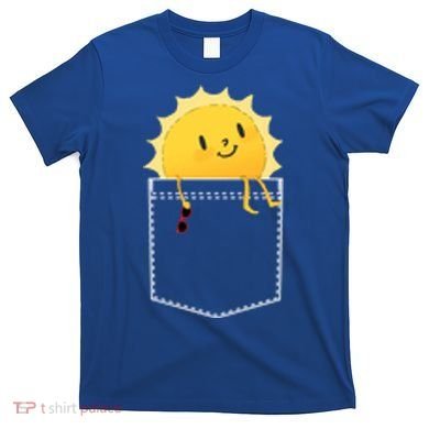 Cool Sunshine Sunny Pocket Design T-Shirt