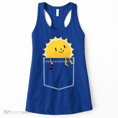 Cool Sunshine Sunny Pocket Design Women's Tank Top