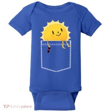 Cool Sunshine Sunny Pocket Design Baby Bodysuit