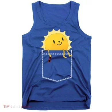 Cool Sunshine Sunny Pocket Design Tank Top