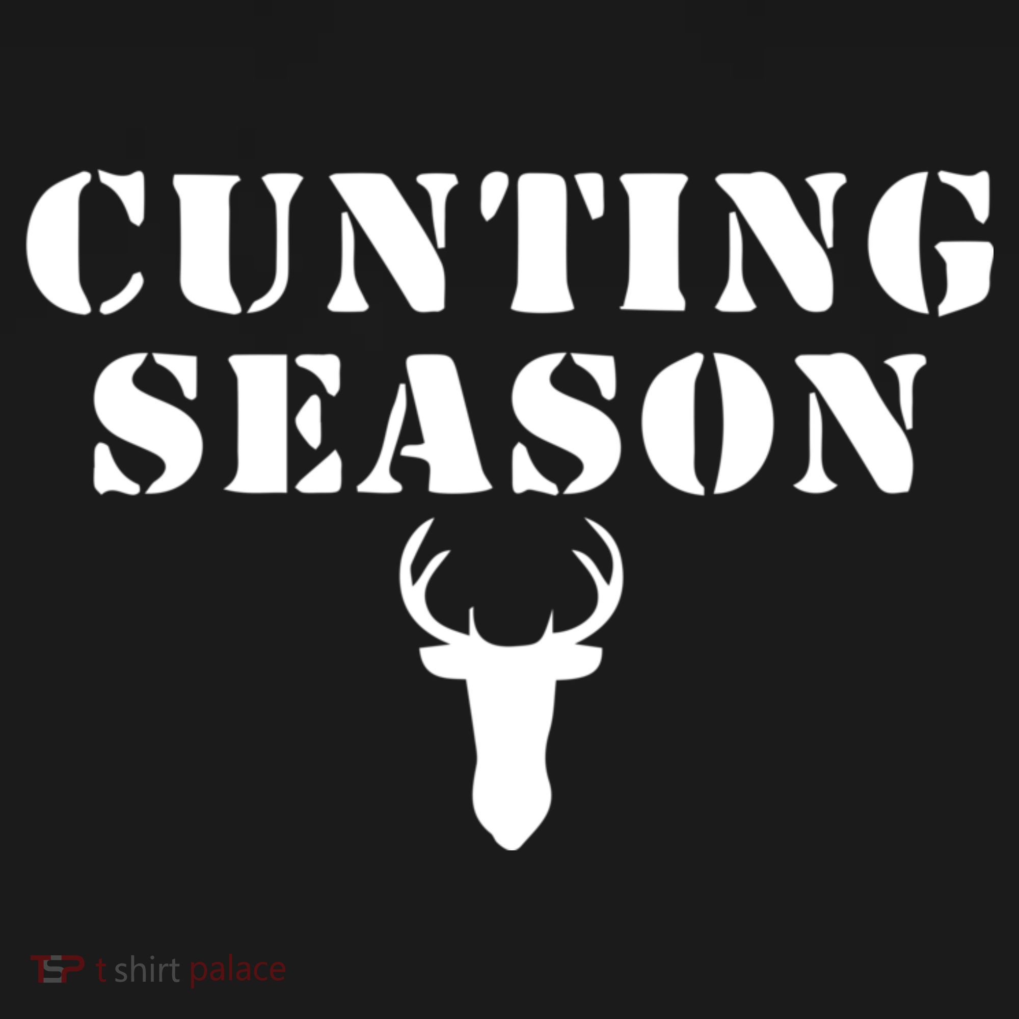 Cunting Season Shirt Funny Hunting Deer Season Toddler Hoodie