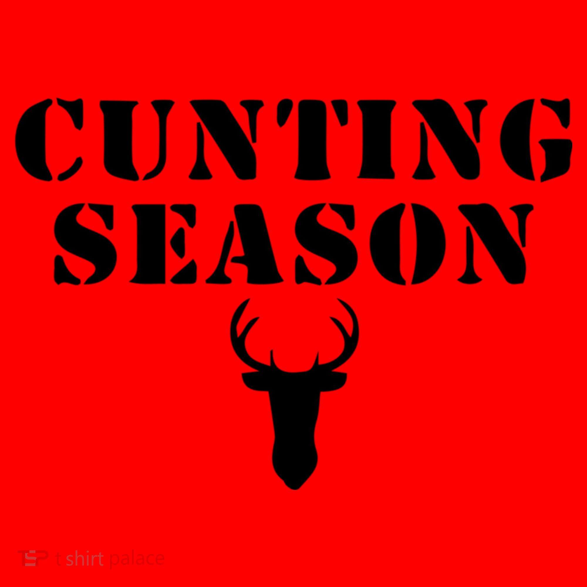 Cunting Season Shirt Funny Hunting Deer Season Santa Hat