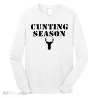 Cunting Season Shirt Funny Hunting Deer Season Long Sleeve Shirt thumb 0