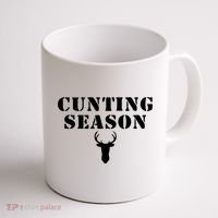 Cunting Season Shirt Funny Hunting Deer Season Coffee Mug thumb 1