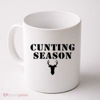 Cunting Season Shirt Funny Hunting Deer Season Coffee Mug thumb 0