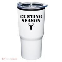 Cunting Season Shirt Funny Hunting Deer Season Tumbler thumb 0