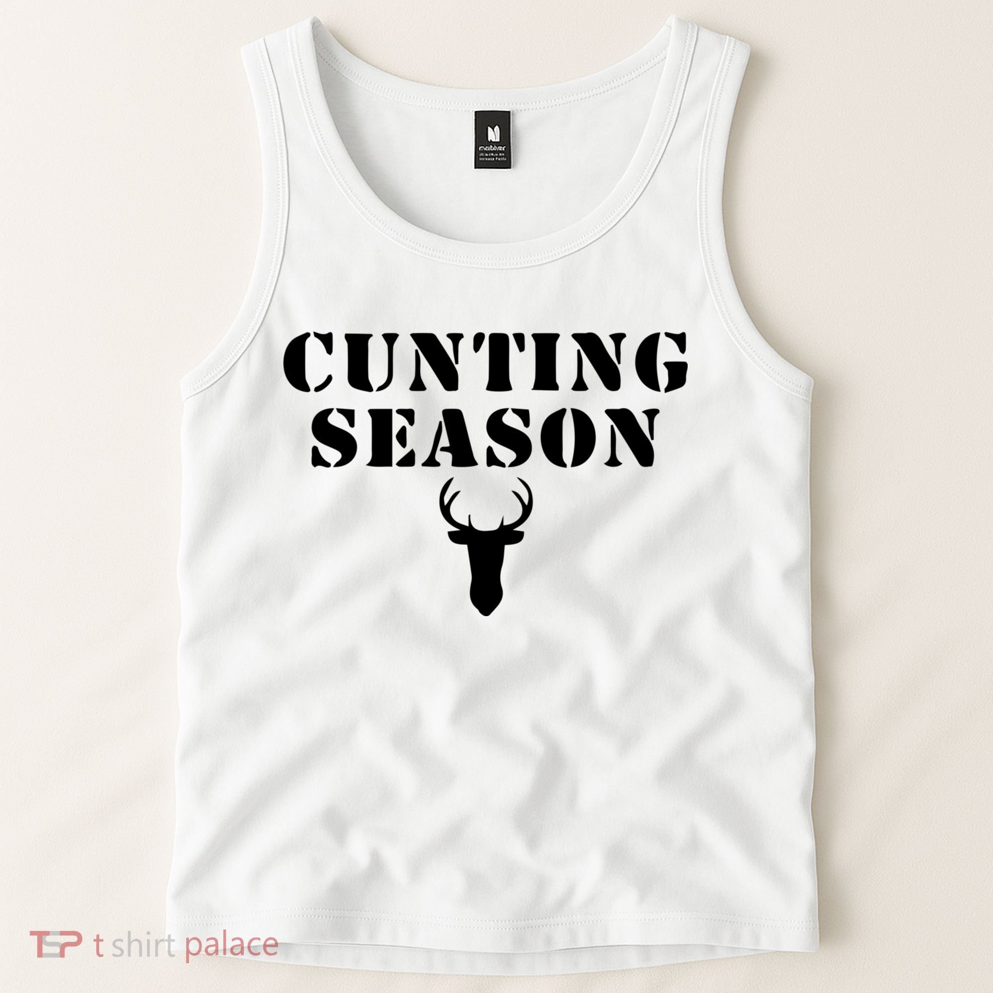 Cunting Season Shirt Funny Hunting Deer Season Tank Top