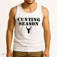 Cunting Season Shirt Funny Hunting Deer Season Tank Top thumb 3